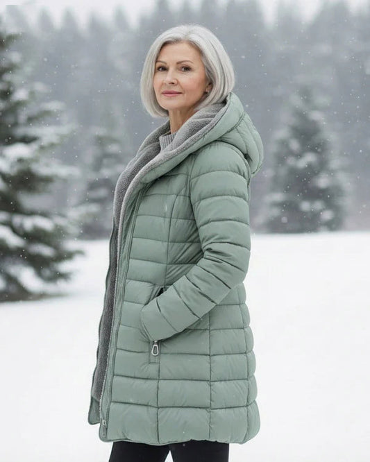 🔥 SOLDES D’HIVER – Manteau matelassé avec doublure polaire douce