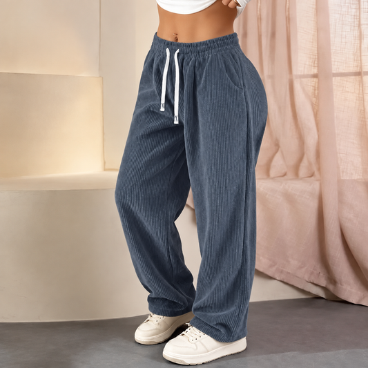 [LETZTER VERKAUFSTAG] Damen-Cordhose mit geradem Bein – 100 % Baumwolle